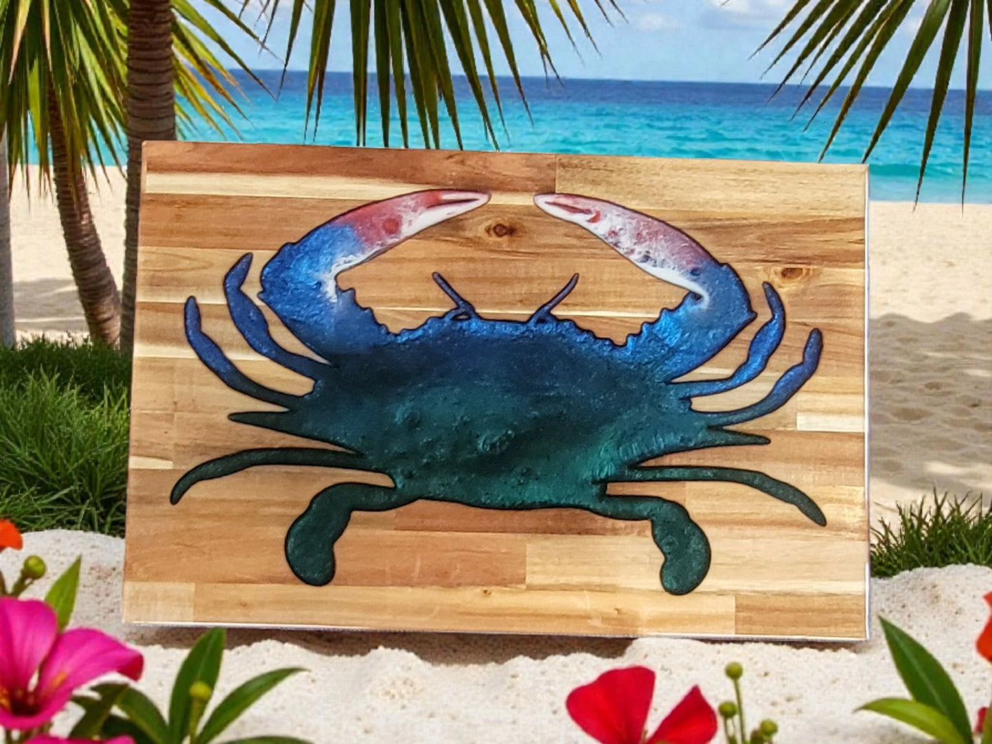 Handcrafted Resin & Acacia Wood Cutting Boards