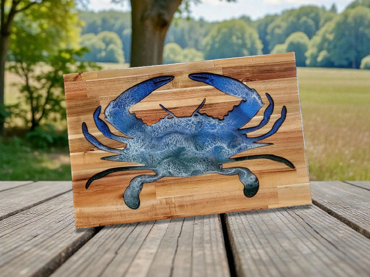 Handcrafted Resin & Acacia Wood Cutting Boards