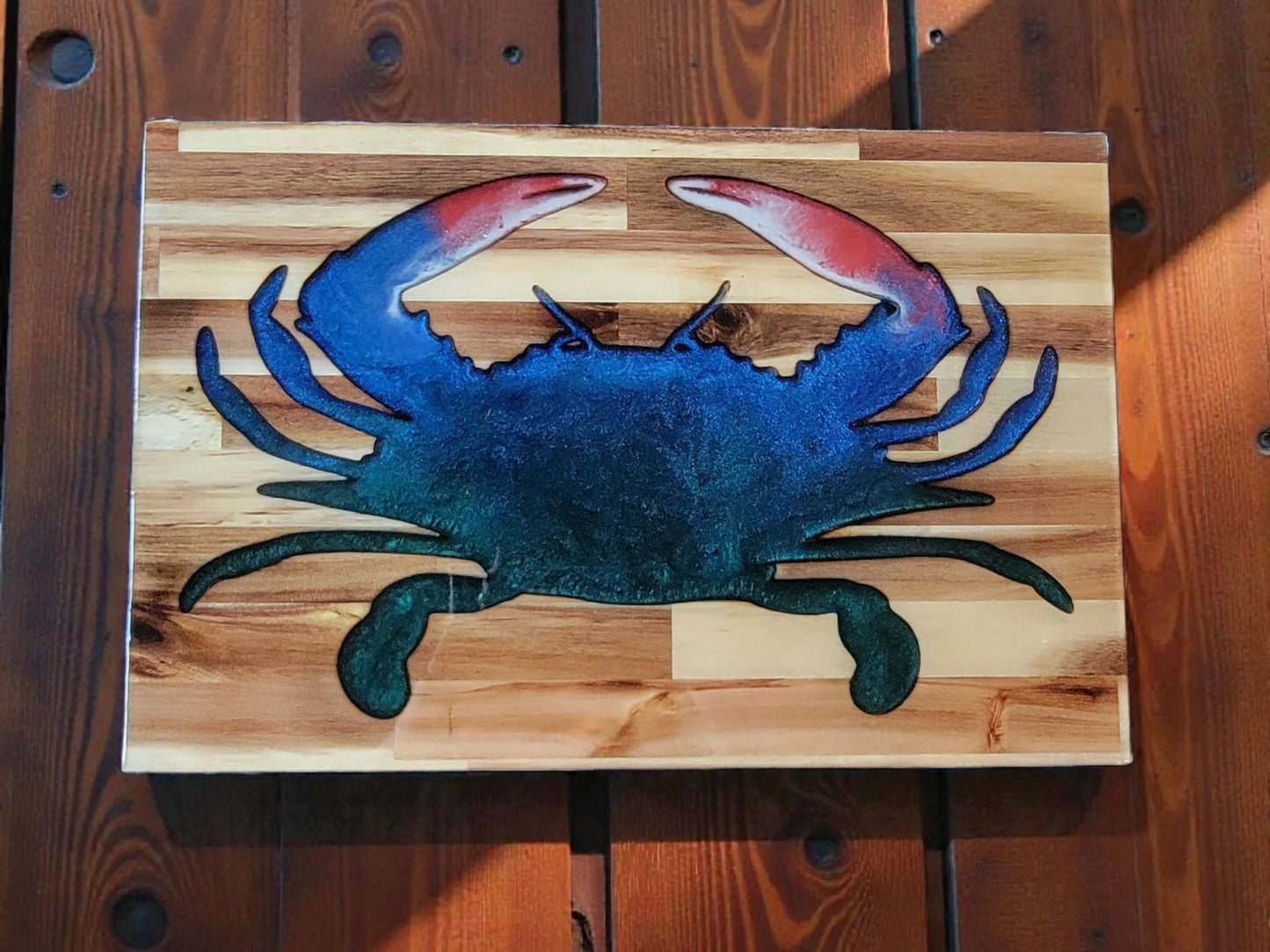 Handcrafted Resin &  Acacia Wood Cutting Boards