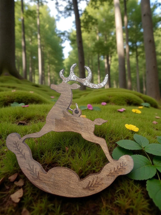 Reindeer Rocker Ornament